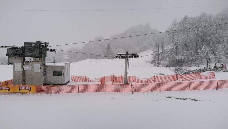 Jedino skijalište na području TK u Kladnju još nije počelo sa radom
